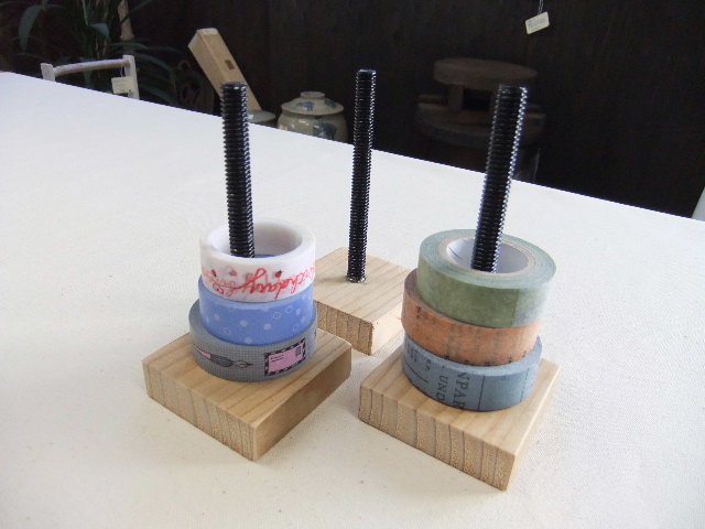 マスキングテープスタンド マスキングテープボックス 月 火 水 木琴堂