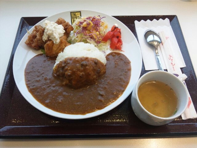 カレー倶楽部ルウで、チキン南蛮カレー_d0256293_23174282.jpg