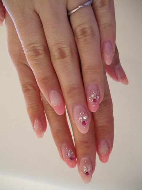 myネイル ピンクフレンチ_d0202373_18262014.jpg