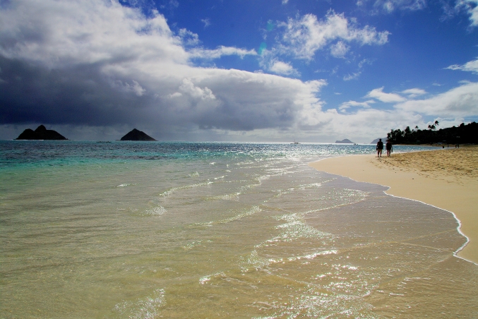 夫婦でハワイ　～ラニカイビーチ　天国の海～_d0145934_15501258.jpg