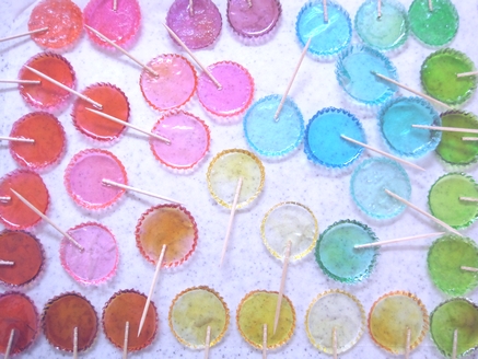 キラキラカラフルべっこう飴 Spoon And Fork