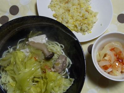 夫の晩ご飯_c0108768_00756.jpg