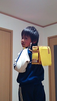 なんちゃってランドセル・・・♡_f0172281_1520814.jpg