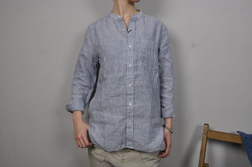 stripe　＆　linen　　。_b0110582_20141550.jpg