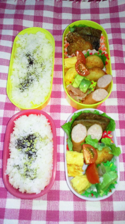 次女のお弁当　116th_a0267766_12473412.jpg