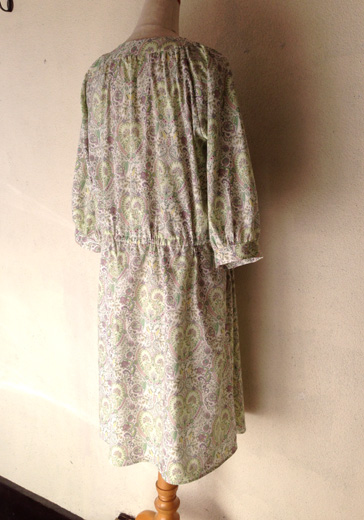 Lucille(ルシール)/リバティのハート柄のギャザーワンピース_a0232169_4411157.jpg