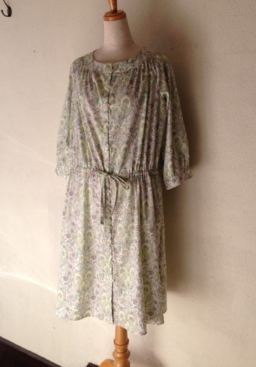 Lucille(ルシール)/リバティのハート柄のギャザーワンピース_a0232169_441261.jpg