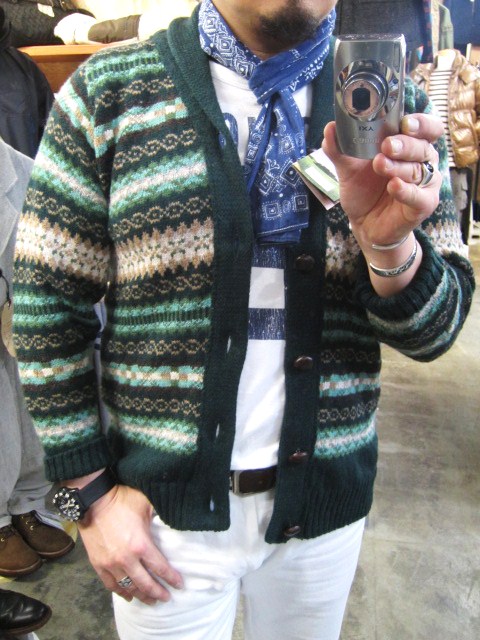 OLD DURBY ･･･ フェアアイル柄 Light KNIT CARDIGN！★！(訂正版)_d0152280_30484.jpg