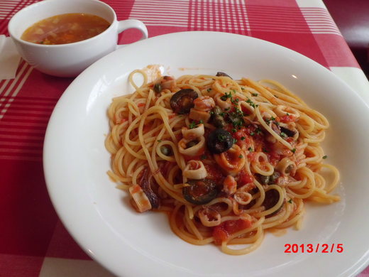 イワサキ高松店近隣ランチ情報　：　イタリアンスパゲティ『ドゥカティ』_b0163075_88643.jpg