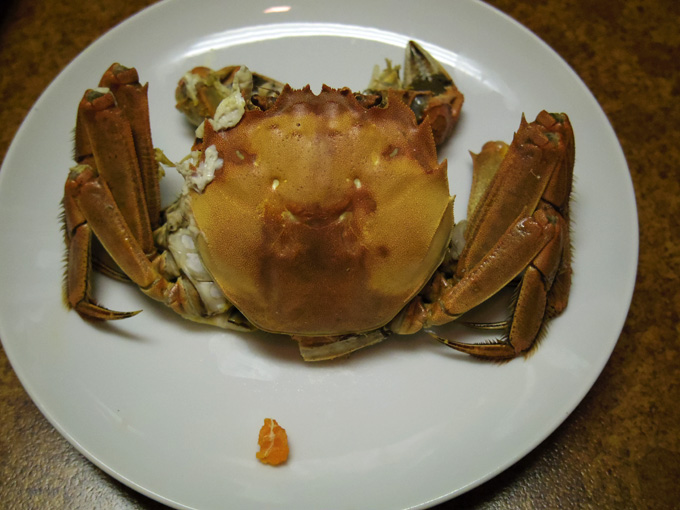 なぜか上海蟹_e0082981_22552879.jpg