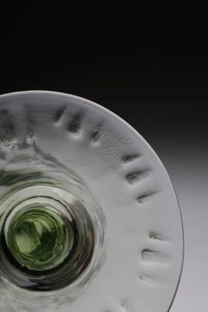 Emile Galle Wine Glass　エミールガレ・緑_c0108595_15232375.jpg