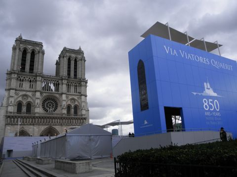パリ ノートルダム寺院850周年記念　デコレーション パリノートルダム大聖堂850周年 : Chez-Nami