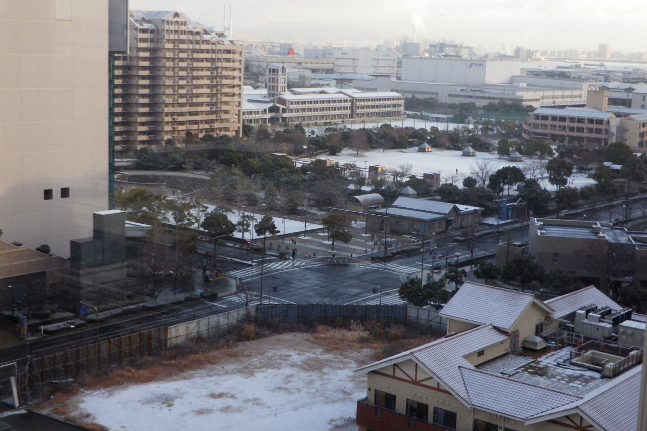 六甲アイランドにも雪が降りました。_a0030958_21243268.jpg