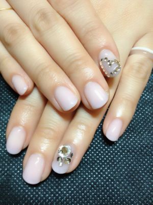 ヌードカラー&ビッグストーン♡_a0158476_8386.jpg
