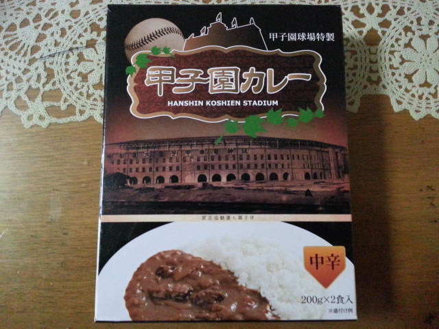 甲子園球場特製 甲子園カレー_b0042308_13195840.jpg