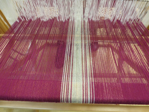 40羽の筬で60羽を織る 蕨の手織り教室 手織り工房ｗａ