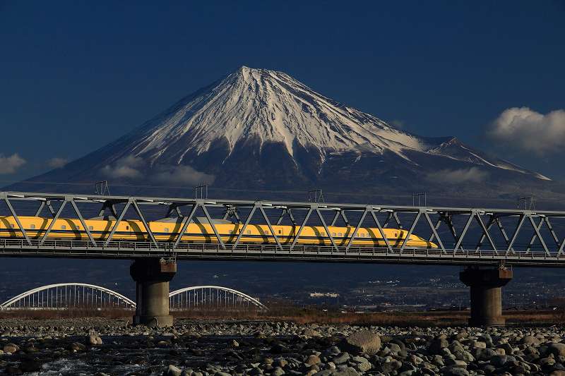 Dr,イエロー富士川橋8：40通過 : 富士山大好き～写真は最高！