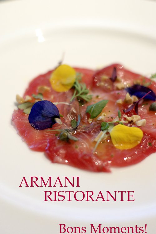 ARMANI RISTORANTE 女子会ランチ♪_c0147521_17505613.jpg