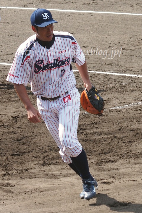 ヤクルトキャンプ 相川亮二捕手フォト1 : Out of focus ヤクルトキャンプ 相川亮二捕手フォト1 : Out of focus