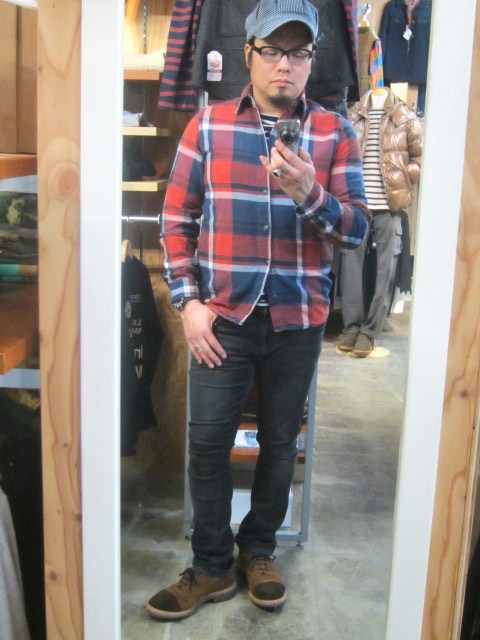 コチラも春に合う◎ NUDIE CHECK シャツ!★! シャツ3連発です♪♪♪_d0152280_23293017.jpg