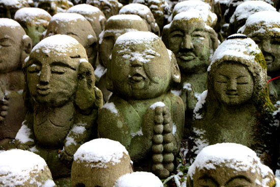奥嵯峨 愛宕寺雪羅漢_e0048413_20184822.jpg