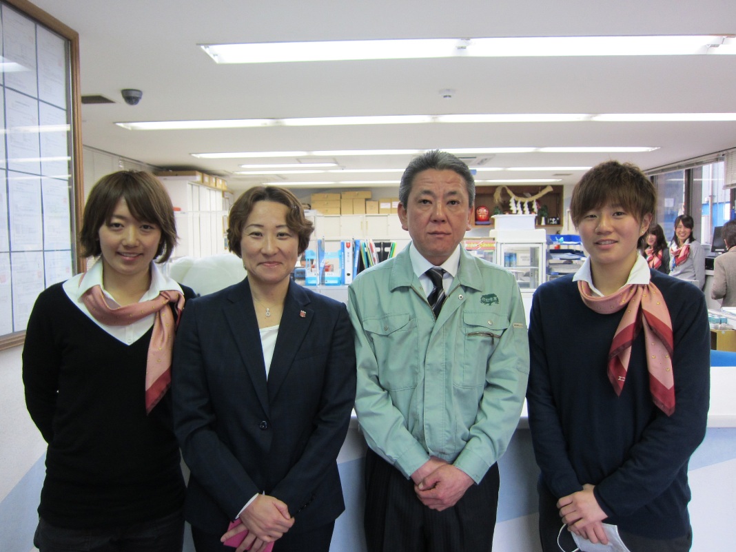 浦和レッズレディース 新監督来社 エコニュース 株式会社エコ計画