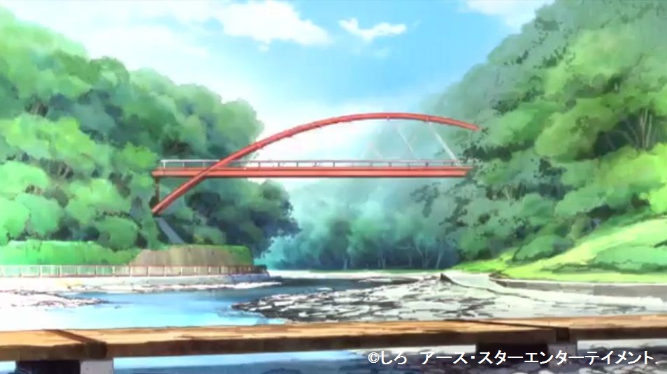 ヤマノススメ」舞台探訪準備007飯能市割岩橋と飯能河原登場(第07話)_e0304702_22302520.jpg