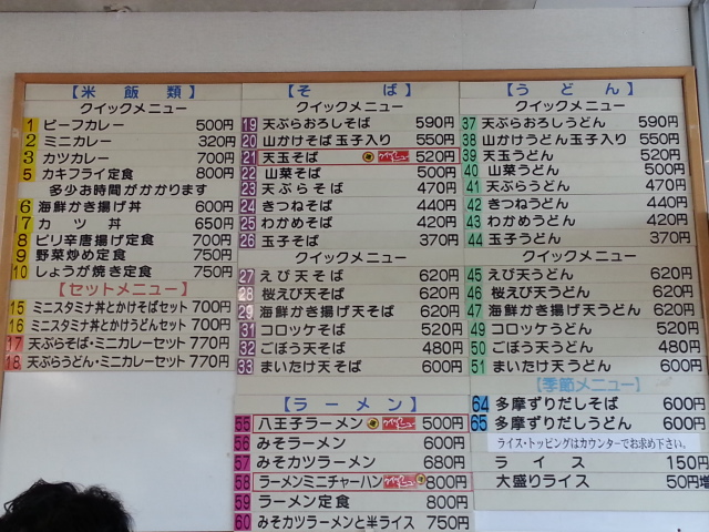 ぷらっとパークの八王子ラーメン¥500ほか@中央道石川PA(下り)_b0042308_20392158.jpg
