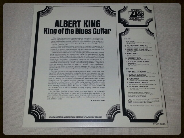 ALBERT KING / KING OF THE BLUES GUITAR_b0042308_22121083.jpg