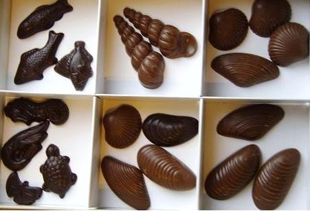 貝の形のチョコレート_f0168928_17263765.jpg