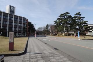一年前の２月の同時期は雪の中での取材だった鳥取大学さん...._b0194185_23103715.jpg