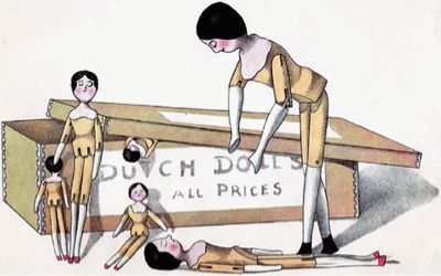 オランダ人形さん（ペグドール） : jour et nuit2