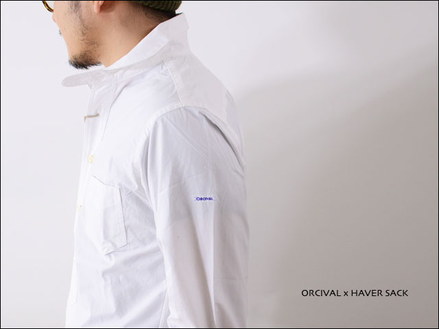 ORCIVAL×HAVERSACK 　ラウンドカラーシャツ  COTTON POPLIN/LINEN_f0051306_19415854.jpg