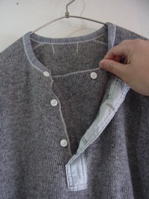 Henley neck カットソー_a0182474_14261593.jpg