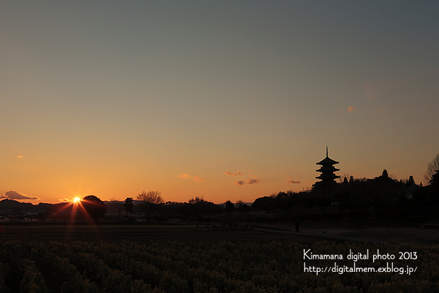 備中国分寺の夕景　2/16_c0083985_2327417.jpg