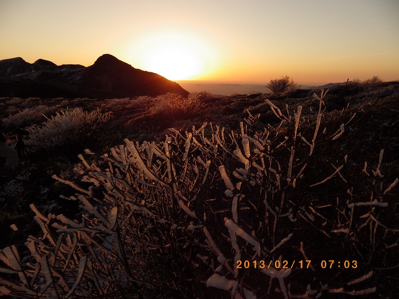 扇ヶ鼻御来光登山と檜原山登山_f0016066_17483360.jpg