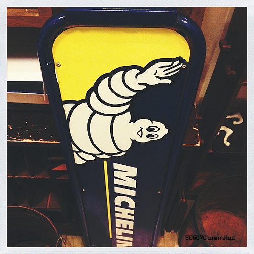 ビンテージ 大型 看板 MICHELIN ミシュランマン ビバンダム 高さ70cm