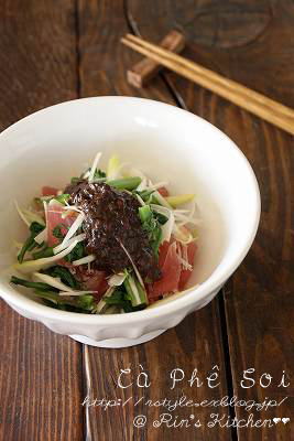 まぐろ 長ねぎ 春菊のぬた レシピ 料理教室カフェソイ アジアン エスニック ベジ料理教室 ｃａ ｐｈｅ ｓｏｉ