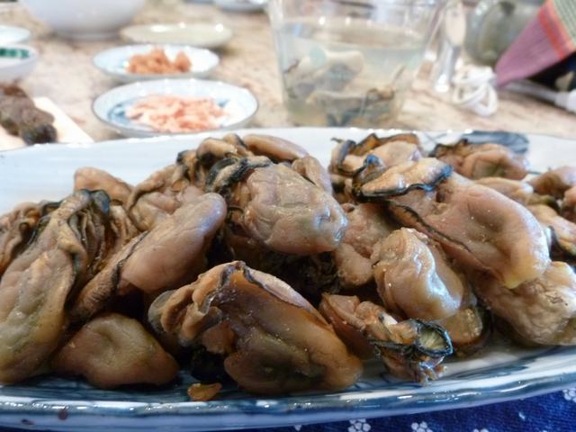 干し牡蠣の雑炊 主役は干し牡蠣とチャイニーズセロリー ニューヨーク 味覚のミラーボール2