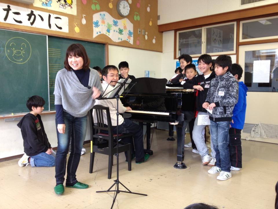 女川一小6年生ワークショップ「卒業式で歌う」第三回_f0044846_12262110.jpg