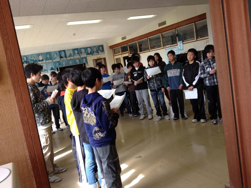 女川一小6年生ワークショップ「卒業式で歌う」第三回_f0044846_12262323.jpg