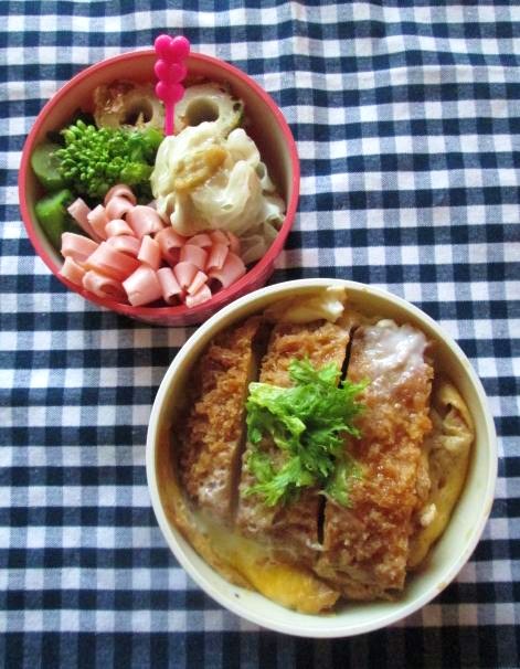 2 18 カツ丼のお弁当 Yuka Sレシピ