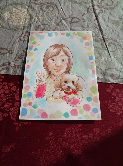 報告します♪ 似顔絵会(≧▽≦)_b0185375_1701870.jpg