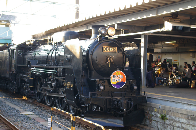 銚子駅に到着-SLおいでよ銚子号_b0283432_22223618.jpg