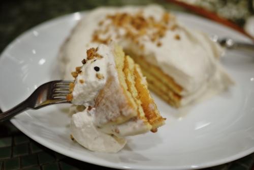 ホノルルコーヒーのマカダミアナッツクリームパンケーキ Life Is Delicious
