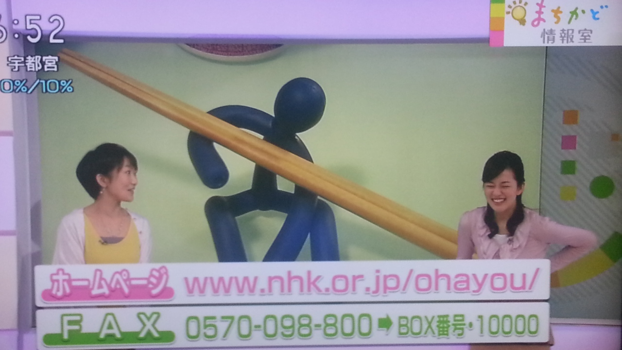 突っ込みの鈴木アナ? NHKおはよう日本 まちかど情報室_b0042308_113116.jpg