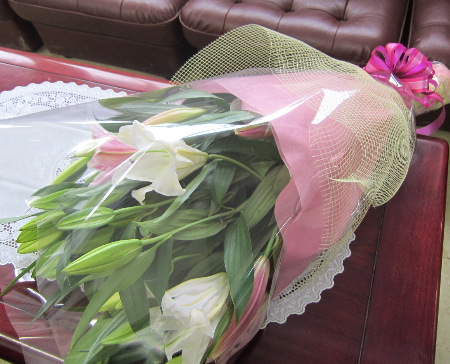 ご退職の花束_f0067514_10563890.jpg