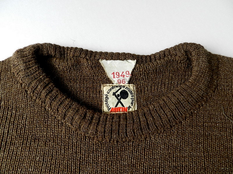 French army 1949 crew neck knit_f0226051_11474040.jpg