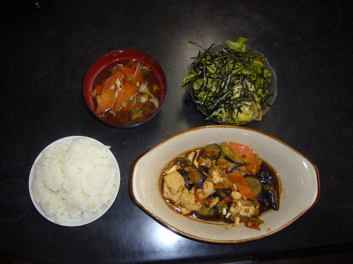 昼食会 ヘルシー麻婆豆腐_e0175651_16533162.jpg