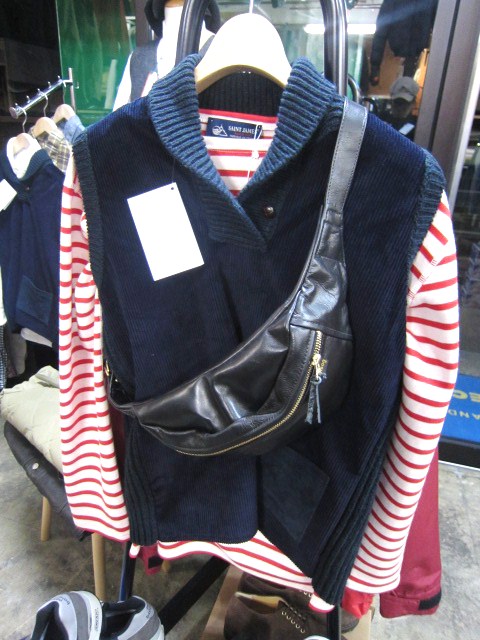 BRENIRE ・・・ 在りそで無い素材・デザインMIX の秀逸VEST!★!_d0152280_23273096.jpg